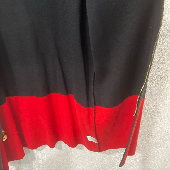 Anne Klein Napa Red And Black Cardigan Women's Size Medium - Picture 5 of 8